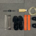 various athletic items