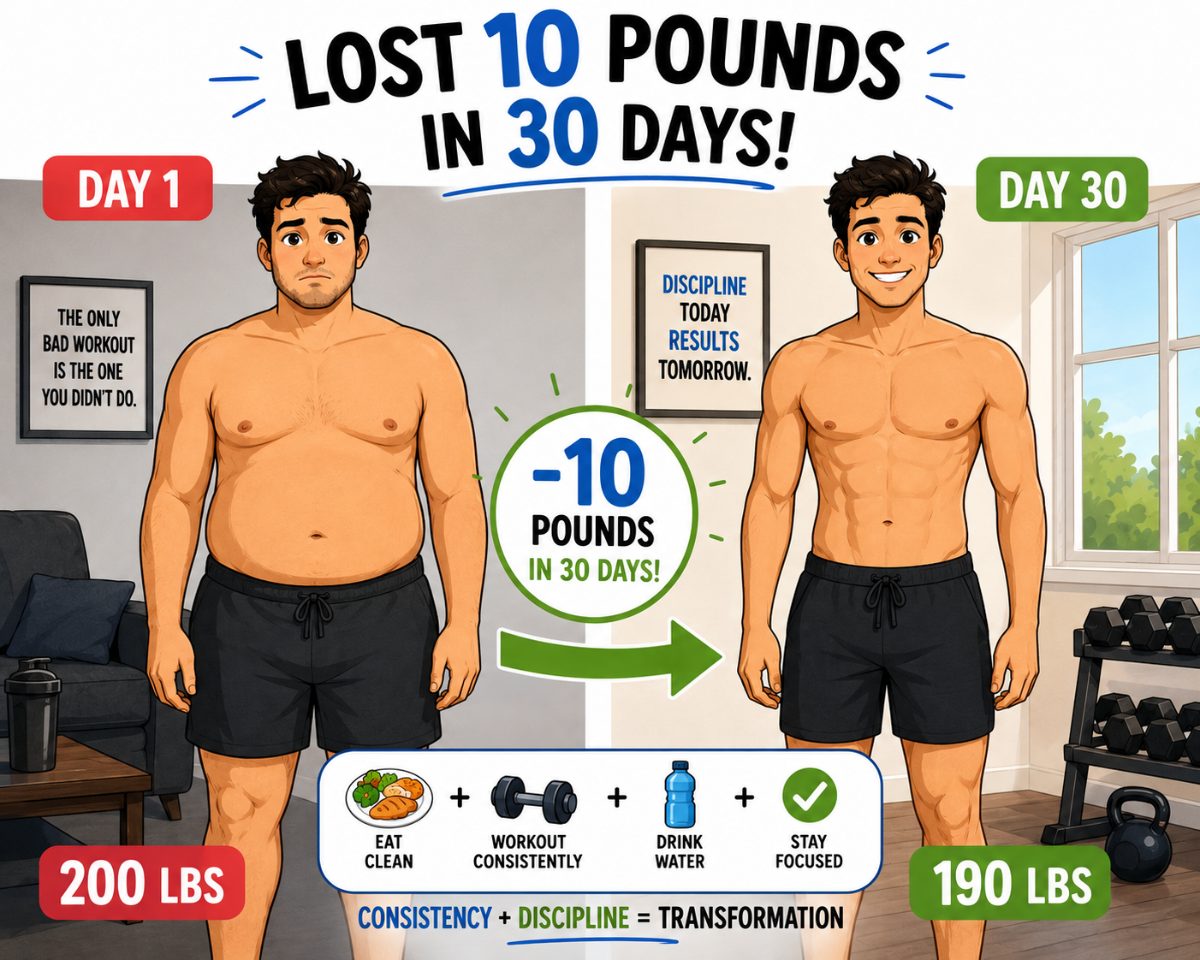 lose 10 pounds in a month