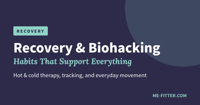 Recovery and biohacking wellness habits